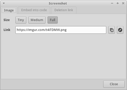 xfce4-screenshooter Imgur Image Link xfce4-screenshooter Imgur Image Link