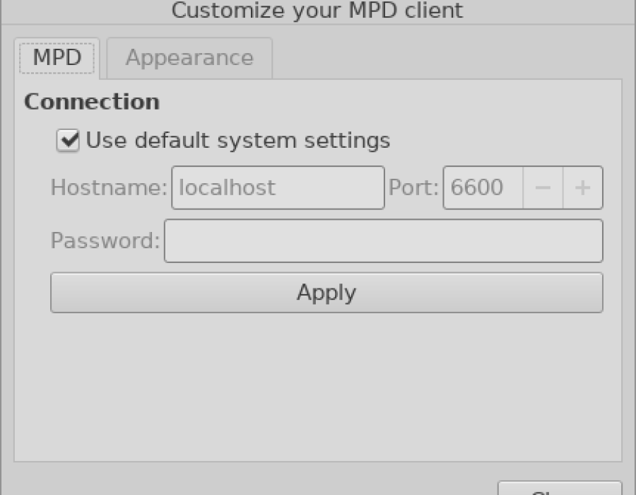 xfmpc_mpd_preferences.png