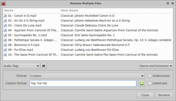 Rename Audio Files