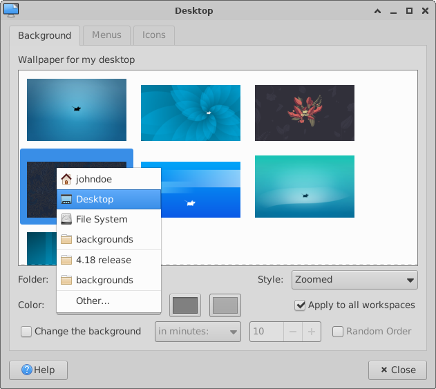 How to edit a system desktop wallpaper image? - XFCE - Manjaro Linux Forum